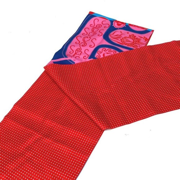 HERMES Polka dot Maxi Twilly Twilly BandeauScarf Scarf silk pink/Red - Picture 8 of 12